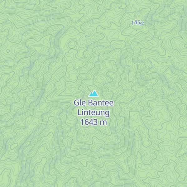 Map of Gle Bantee Linteung