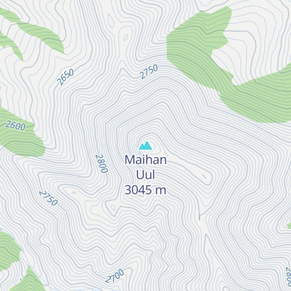 Map of Maihan Uul