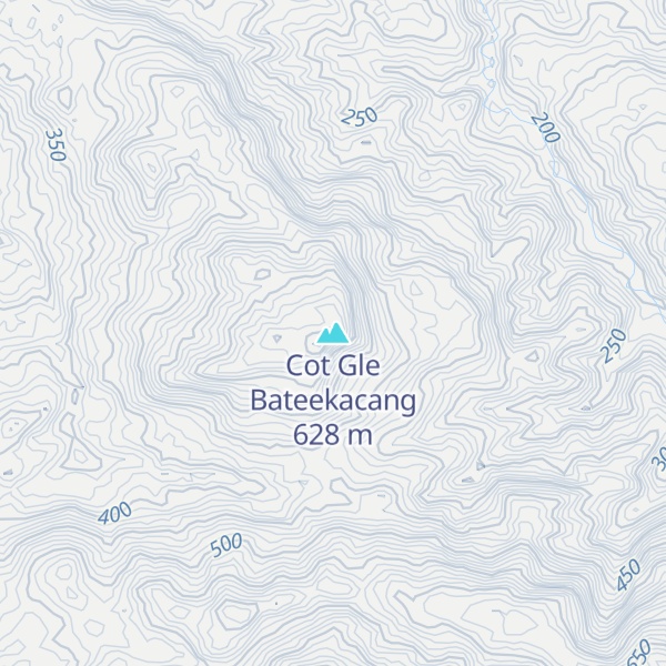 Map of Cot Gle Bateekacang