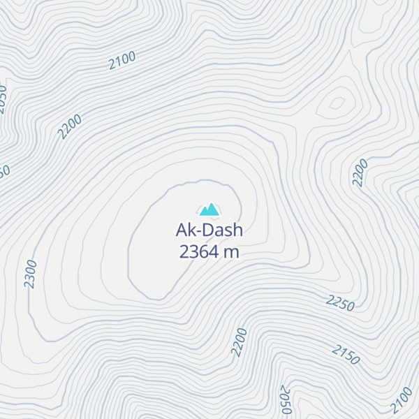 Map of Ak-Dash