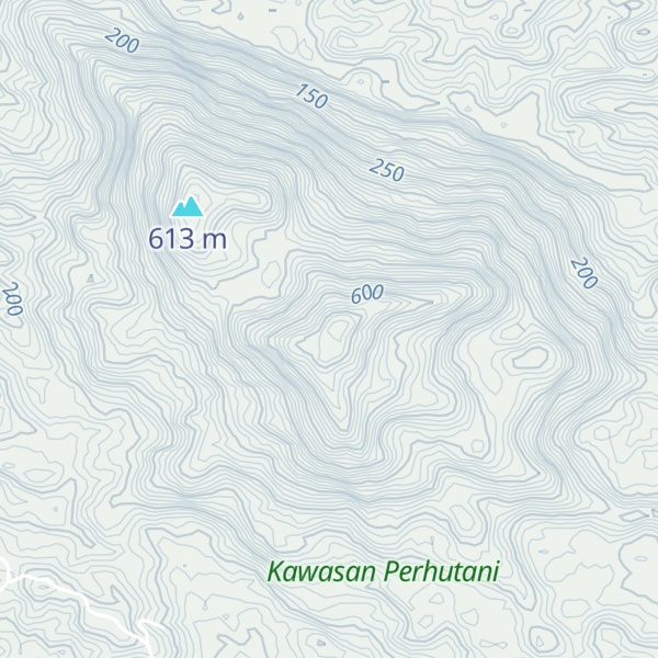 Map of Gunung Ujeuen