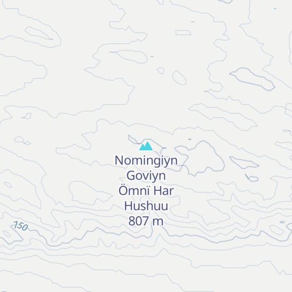 Map of Nomingiyn Goviyn Ömnï Har Hushuu