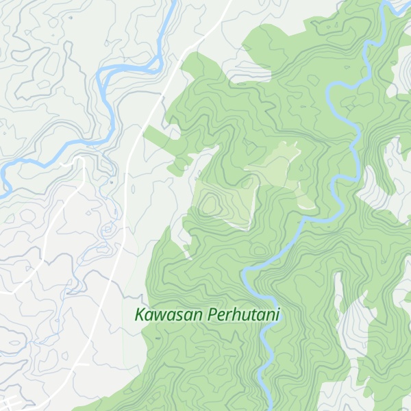 Map of Gunung Uteuen
