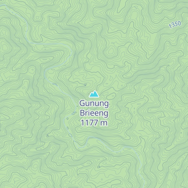 Map of Gunung Brieeng