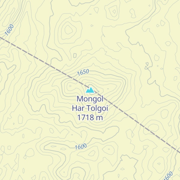 Map of Mongol Har Tolgoi