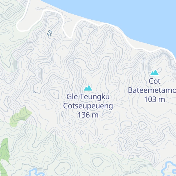 Map of Gle Teungku Cotseupeueng