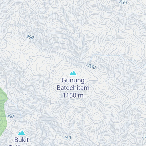 Map of Gunung Bateehitam