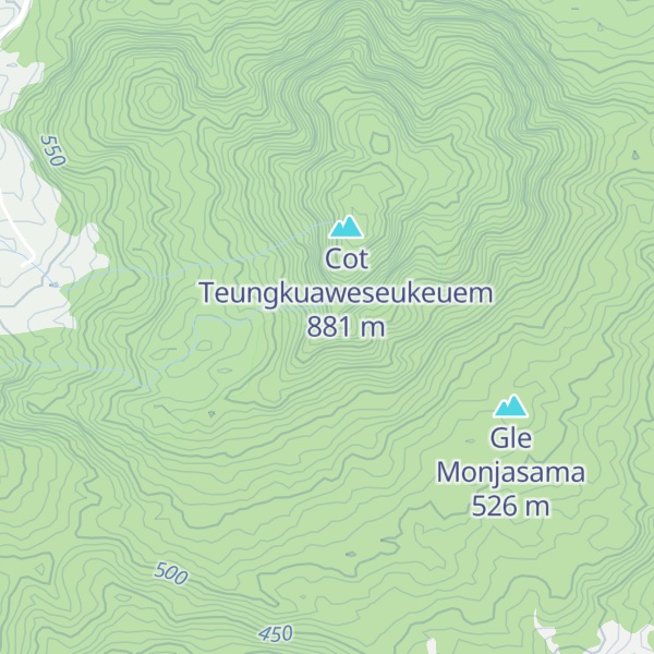 Map of Gle Seulawah Inong