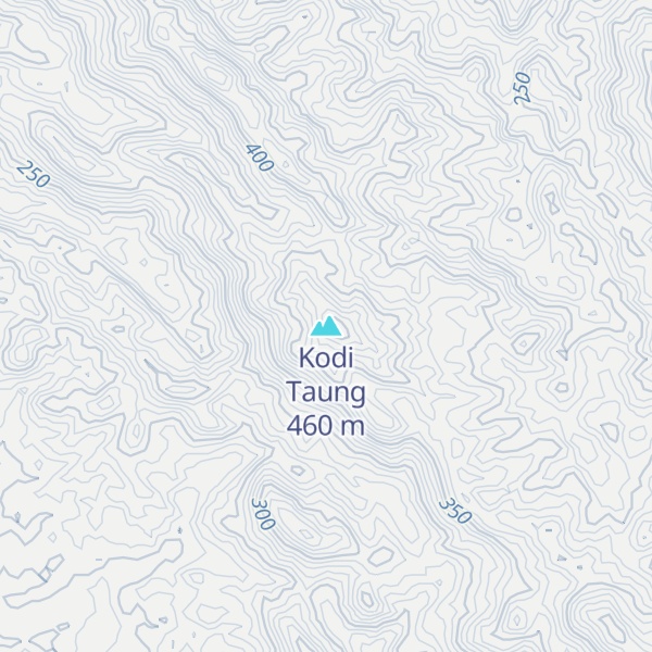Map of Kodi Taung