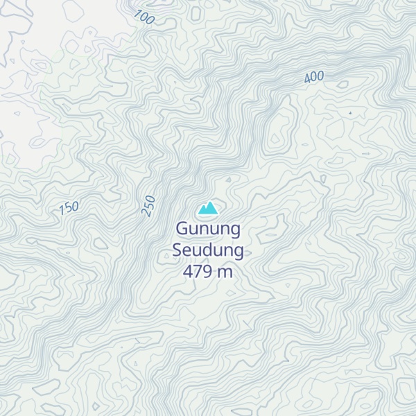 Map of Gunung Seudung