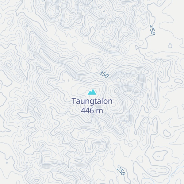 Map of Taungtalon