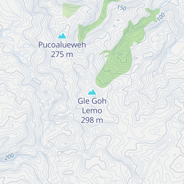 Map of Gle Goh Lemo