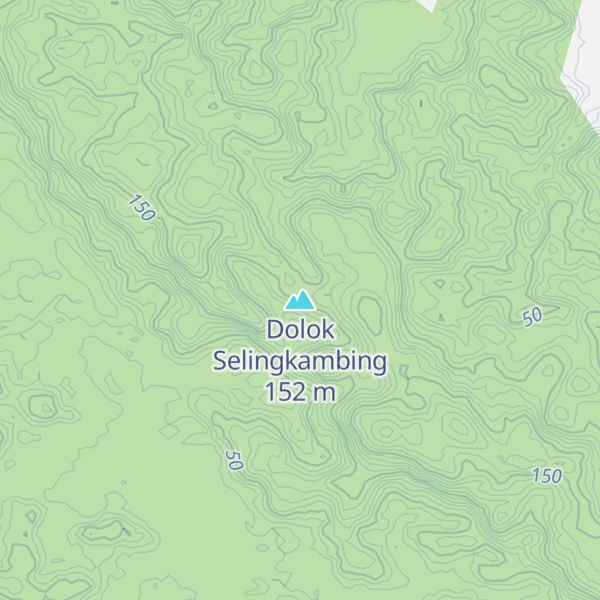 Map of Dolok Selingkambing
