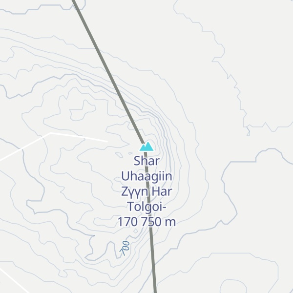 Map of Shar Uhaagiin Zүүn Har Tolgoi-170