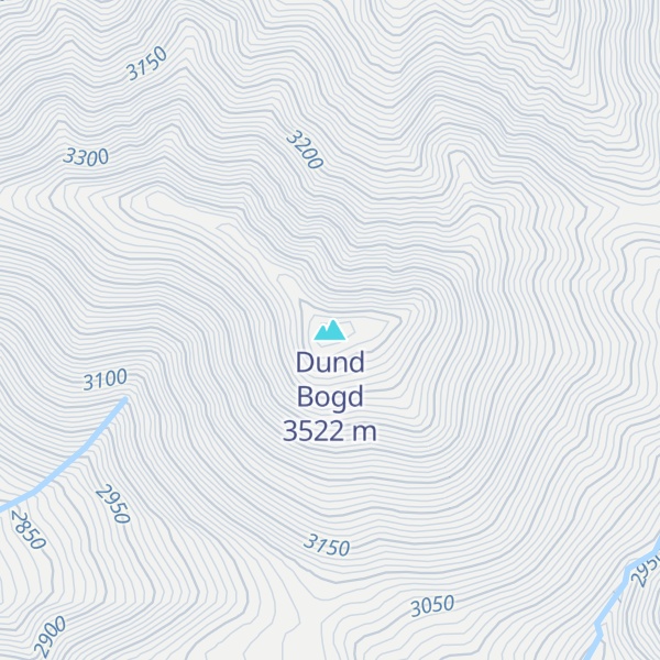 Map of Dund Bogd