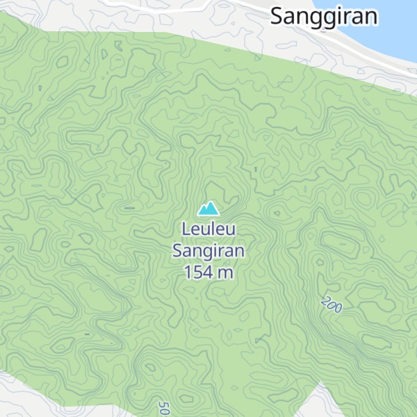 Map of Leuleu Sangiran