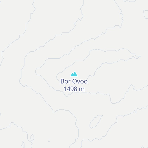 Map of Bor Ovoo