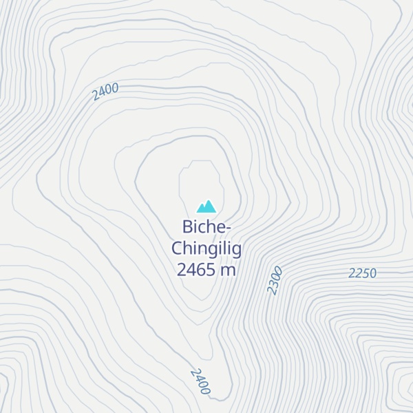 Map of Biche-Chingilig