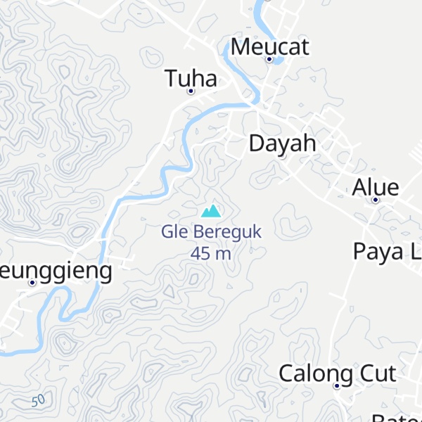 Map of Gle Bereguk