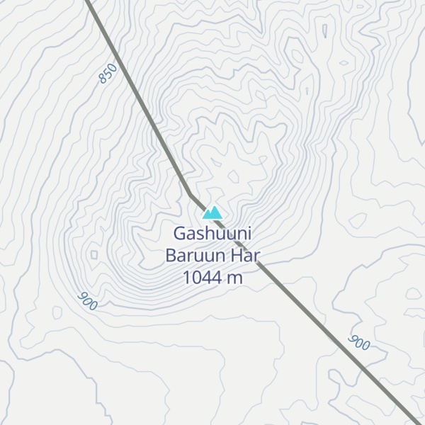 Map of Gashuuni Baruun Har