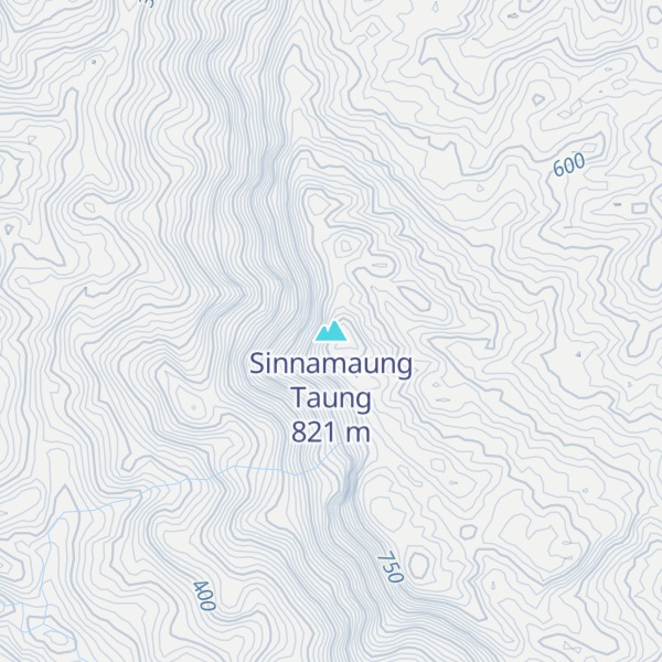 Map of Sinnamaung Taung