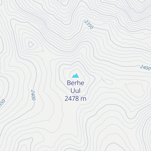 Map of Berhe Uul