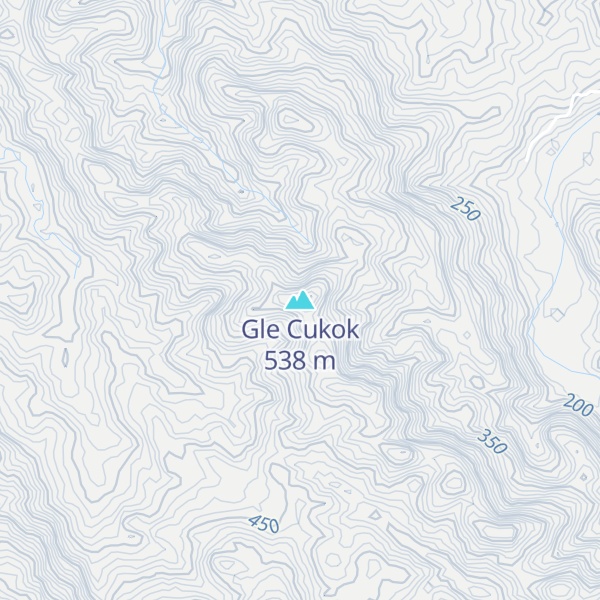 Map of Gle Cukok