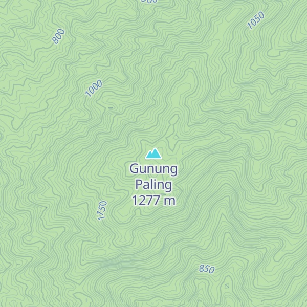 Map of Gunung Paling