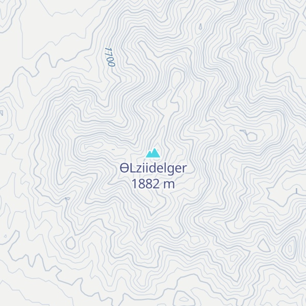 Map of ӨLziidelger