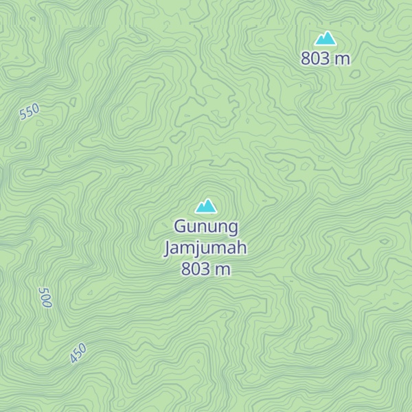 Map of Gunung Jamjumah