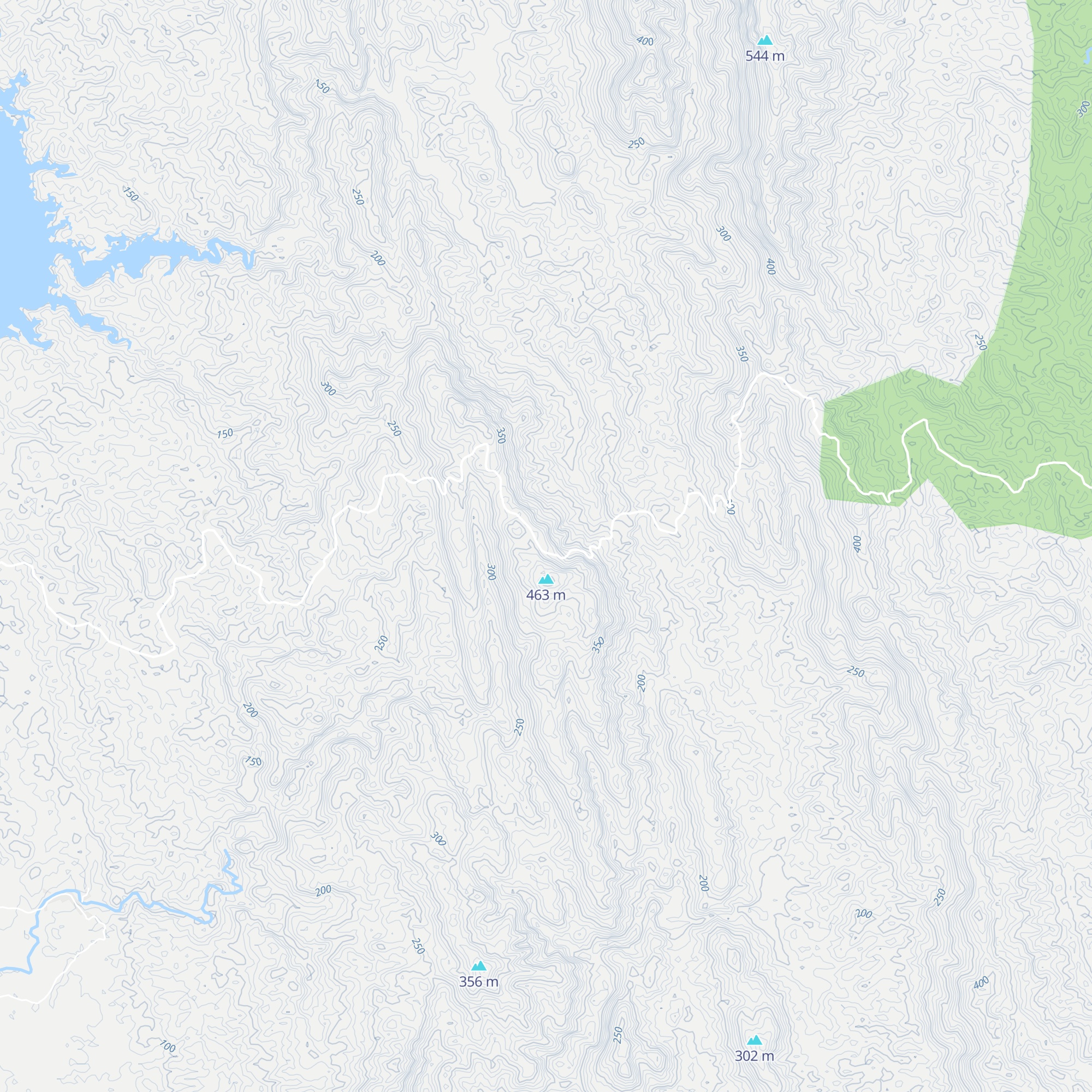 Kha Gyin Taung Wildlife Guard Post map