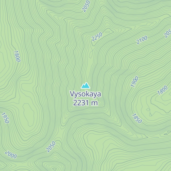 Map of Vysokaya
