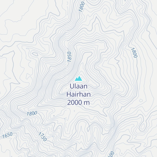 Map of Ulaan Hairhan