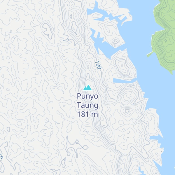 Map of Punyo Taung