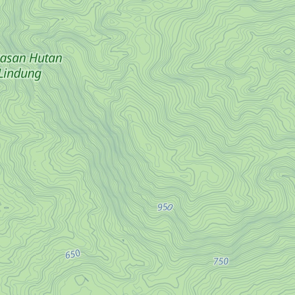 Map of Gunung Mane