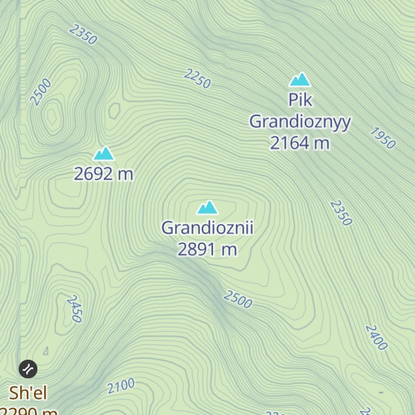 Map of Grandioznii