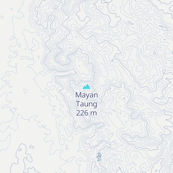 Map of Mayan Taung