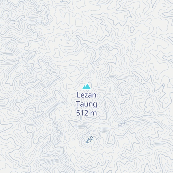Map of Lezan Taung