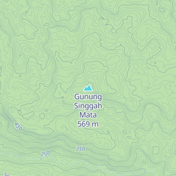 Map of Gunung Singgah Mata