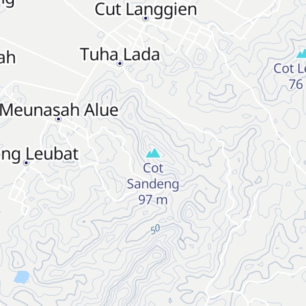 Map of Cot Sandeng