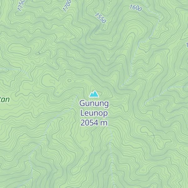 Map of Gunung Leunop
