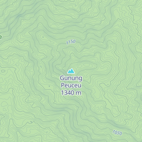 Map of Gunung Peuceu