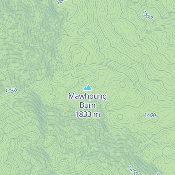Map of Mawhpung Bum