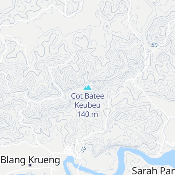 Map of Cot Batee Keubeu