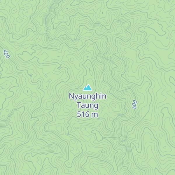 Map of Nyaunghin Taung