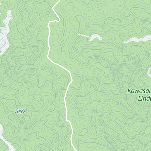 Map of Gunung Kakine Ungoh Batee