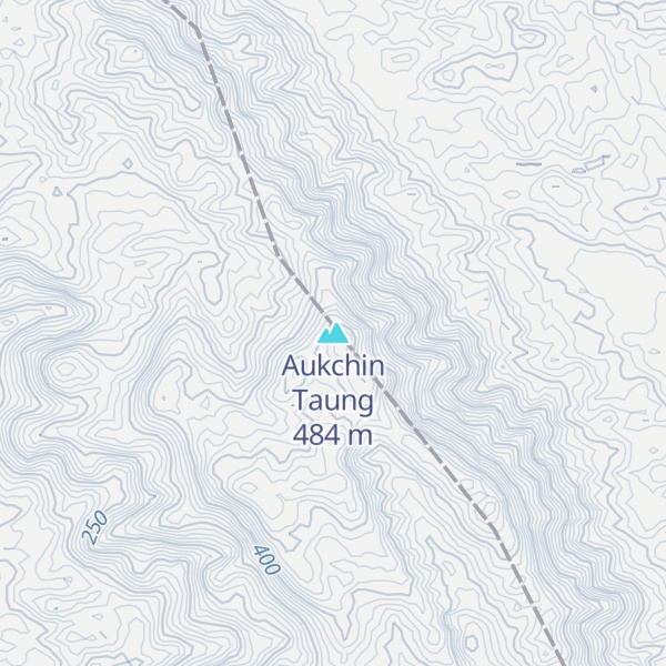 Map of Aukchin Taung