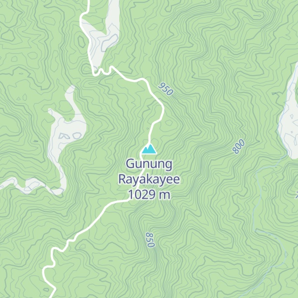 Map of Gunung Rayakayee
