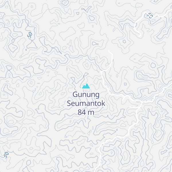 Map of Gunung Seumantok