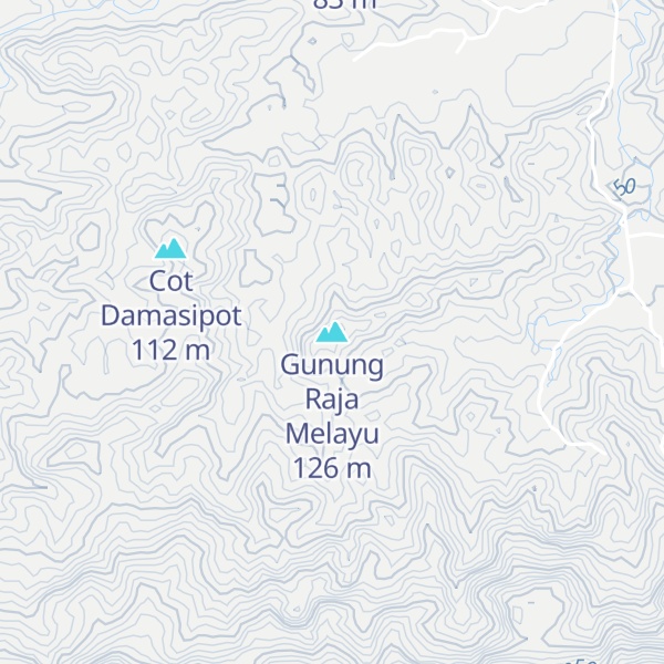 Map of Gunung Raja Melayu